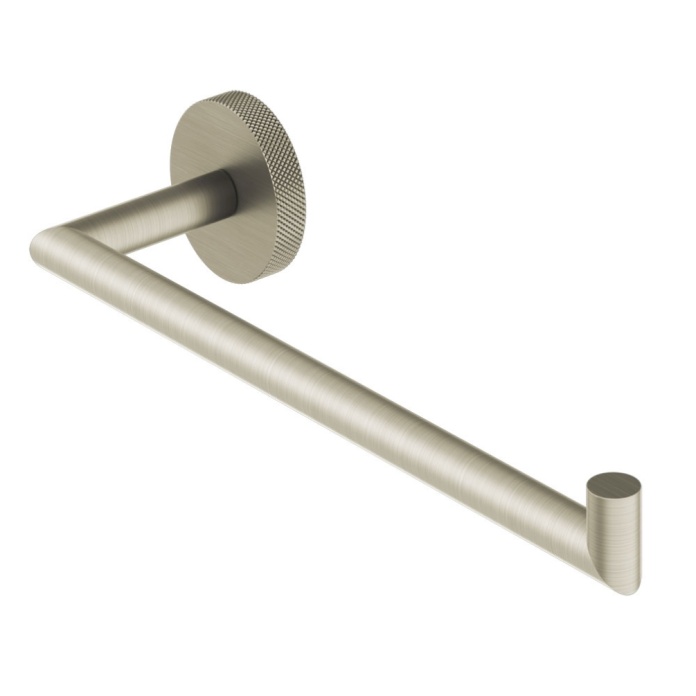Abacus Iso Pro Brushed Nickel Hand Towel Holder | Sanctuary